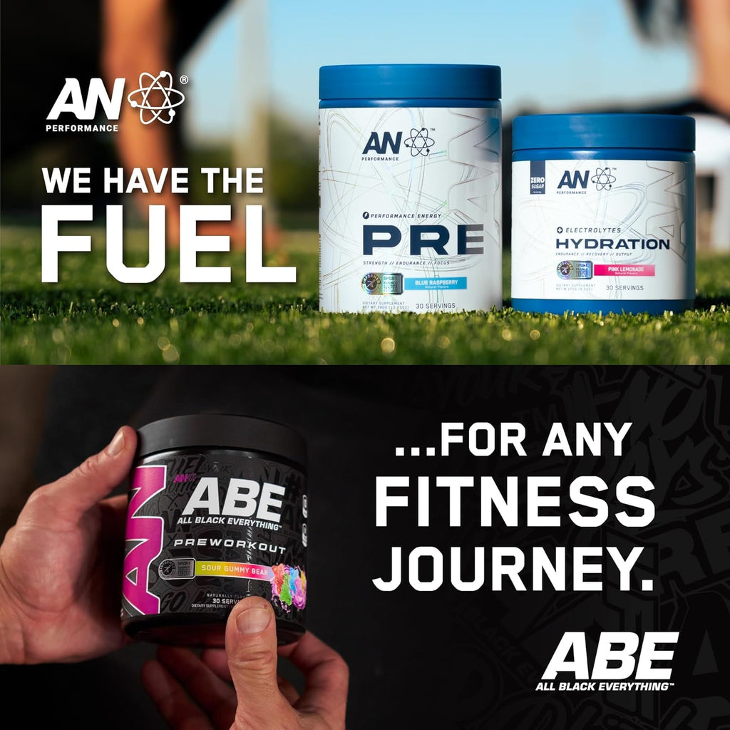 All Black Everything Pre Workout Powder | 30 Servings | Baddy Berry | 350mg Caffeine | Nootropic Pre-Workout Blend | Beta Alanine + Citrulline | Energy Supplement for Men and Women
