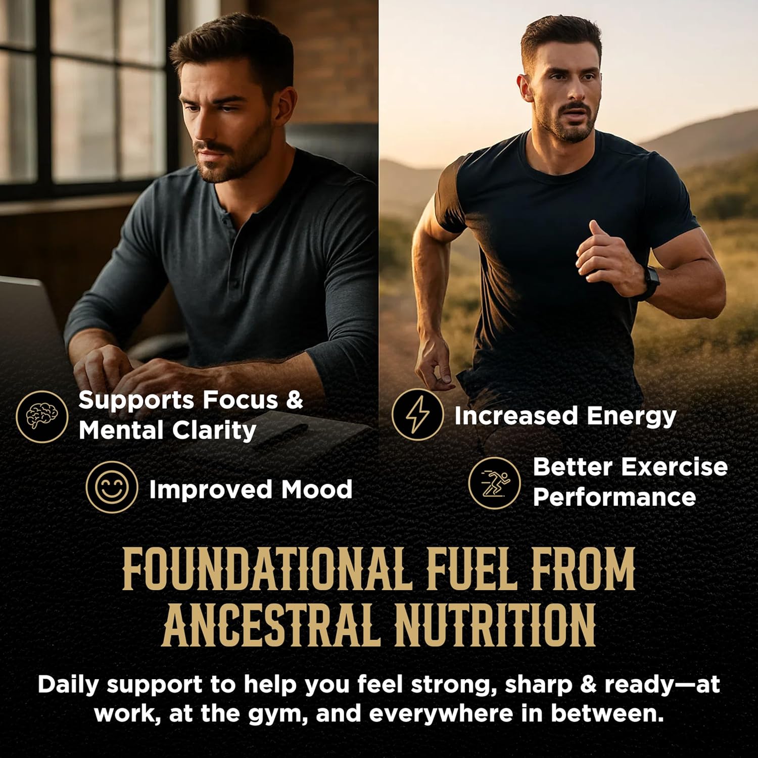 Grass Fed Beef Organ Supplement for Men & Women - PRIMUS Grassfed Beef Liver Capsules with Heart, Ancestral Blend 5 Organ Meat Supplements & BioPerine for Absorption, Vitality, Energy, 180 Pills