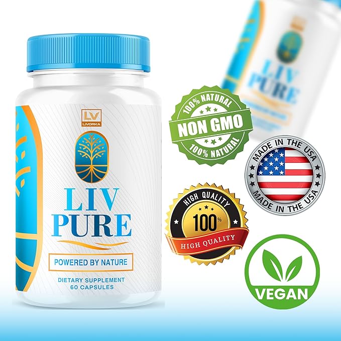 (2 Pack) Liv Pure, Liv Pure Reviews, Liv Pure Pills, Liv Pure Pills Reviews, Livpure Pills, Livpure, Liv Pure Capsules Liver Pills, Liv Pure 120 Capsules for 60 Days.