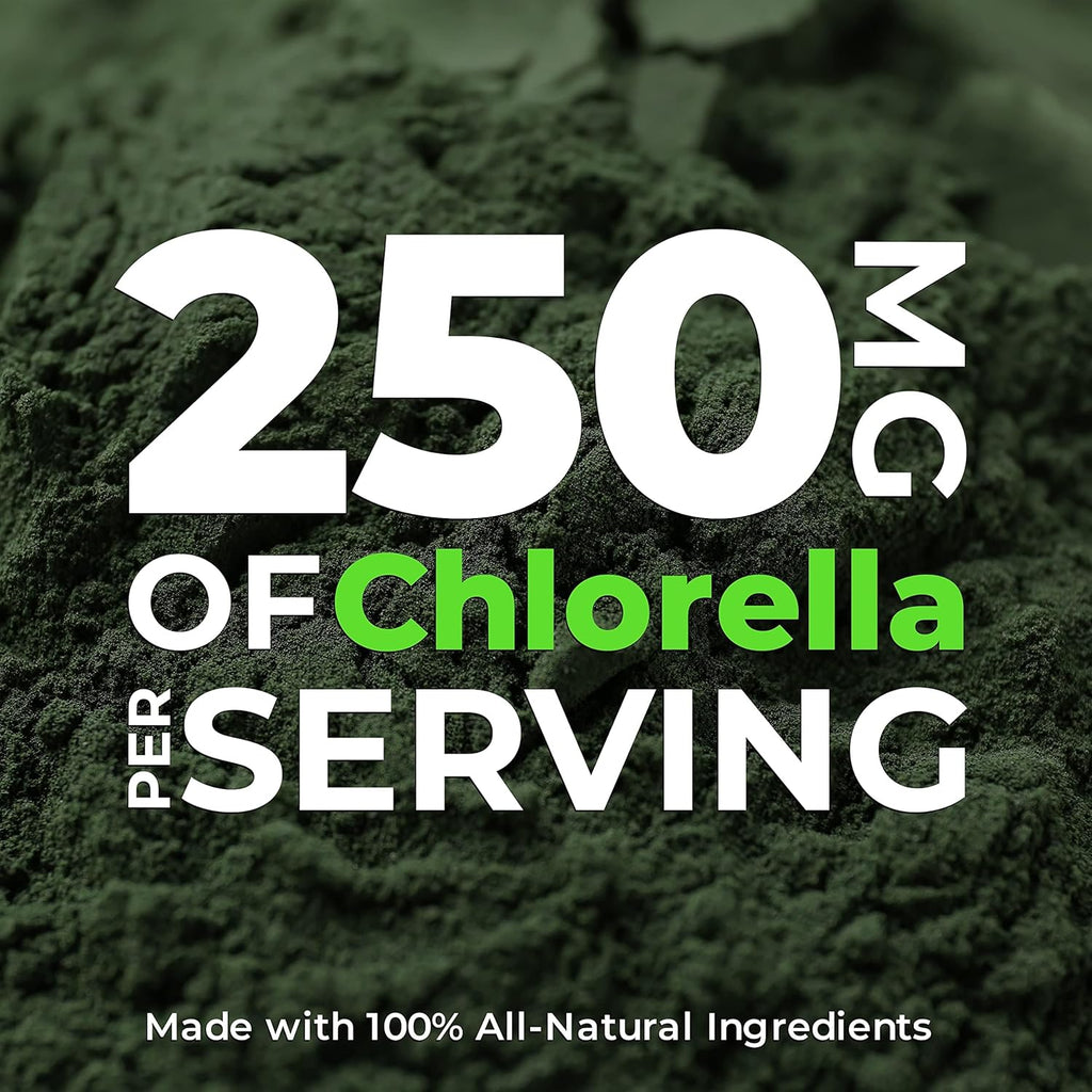 Organic Chlorella Tablets 400 Count | High Potency Superfood | Chlorophyll Pills from 100% Pure Green Algae | Broken Cell Wall for Maximum Absorption | Vegan, Kosher, Non-GMO | 4 Tabs per Day (3-Pack)