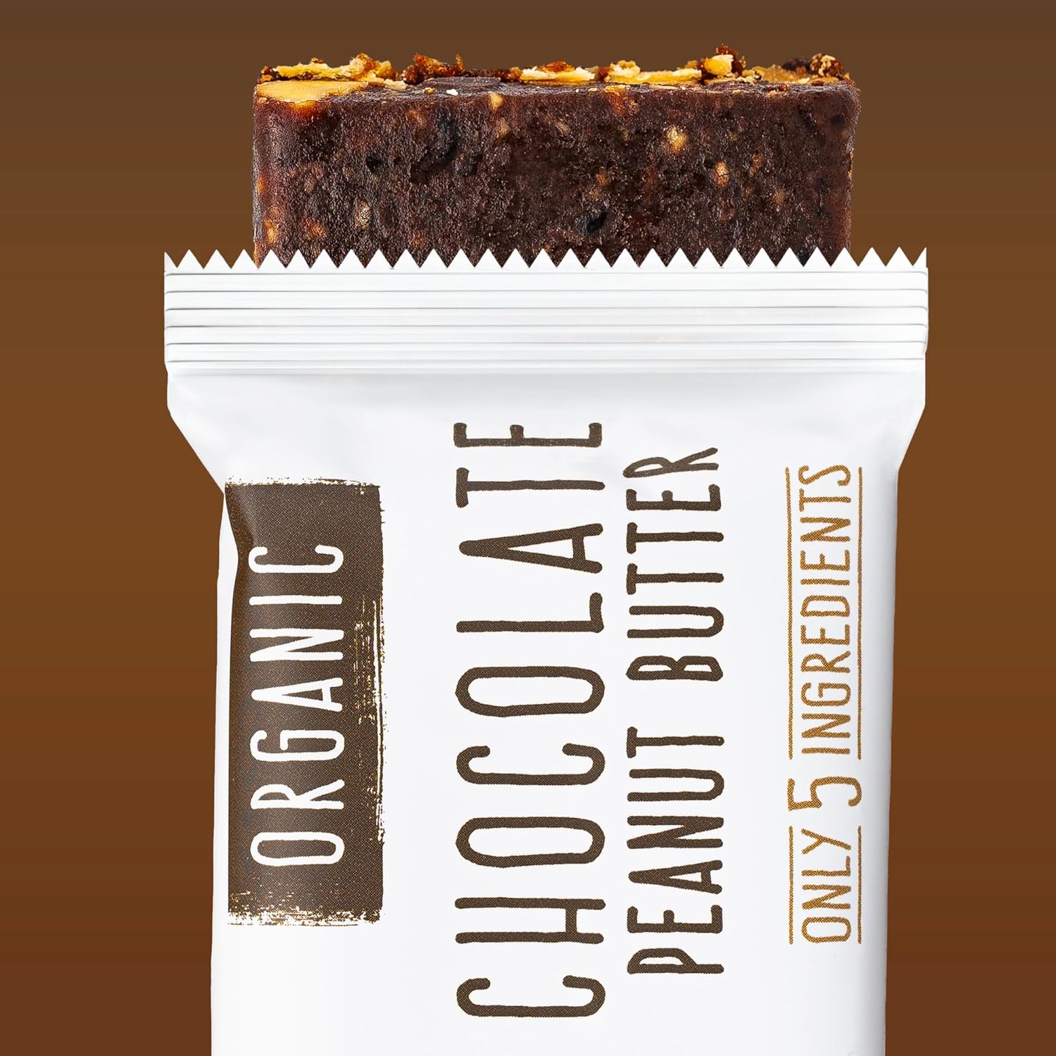 JONESBAR Organic Plant Based Protein Bars | Chocolate Peanut Butter | Fruit & Nut Bar, Kosher, Gluten Free, Breakfast Bars, School Snacks, Vegan Snack & Healthy Snacks for Adults and Kids (Pack of 12)