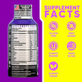Vitamin Energy Focus+ Extra Strength Energy Shot Berry 24 Pack, 260mg Natural Caffeine, B-Vitamins, CoQ10, Amino Acids, Focus, Productivity & Clarity, Zero Sugar, Gluten-Free, 1.93 fl oz