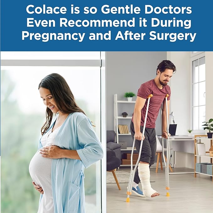 Colace Clear Stool Softener for Gentle Effective Constipation Relief, #1 Doctor Recommended Stool Softener Brand, Dye Free, 50 mg Docusate Capsules, 100 Count