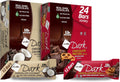 NuGo Dark Variety - Pretzel with Sea Salt 12 Bars & Dark Coconut 12 Bars, 10-12g Protein Bar, Vegan, Gluten Free, Non-GMO, Kosher Pareve, 24 Count
