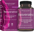 Reserveage Beauty, Resveratrol 500 mg, Antioxidant Supplement for Heart and Cellular Health, Supports Healthy Aging and Immune System, Paleo, Keto, 60 Capsules