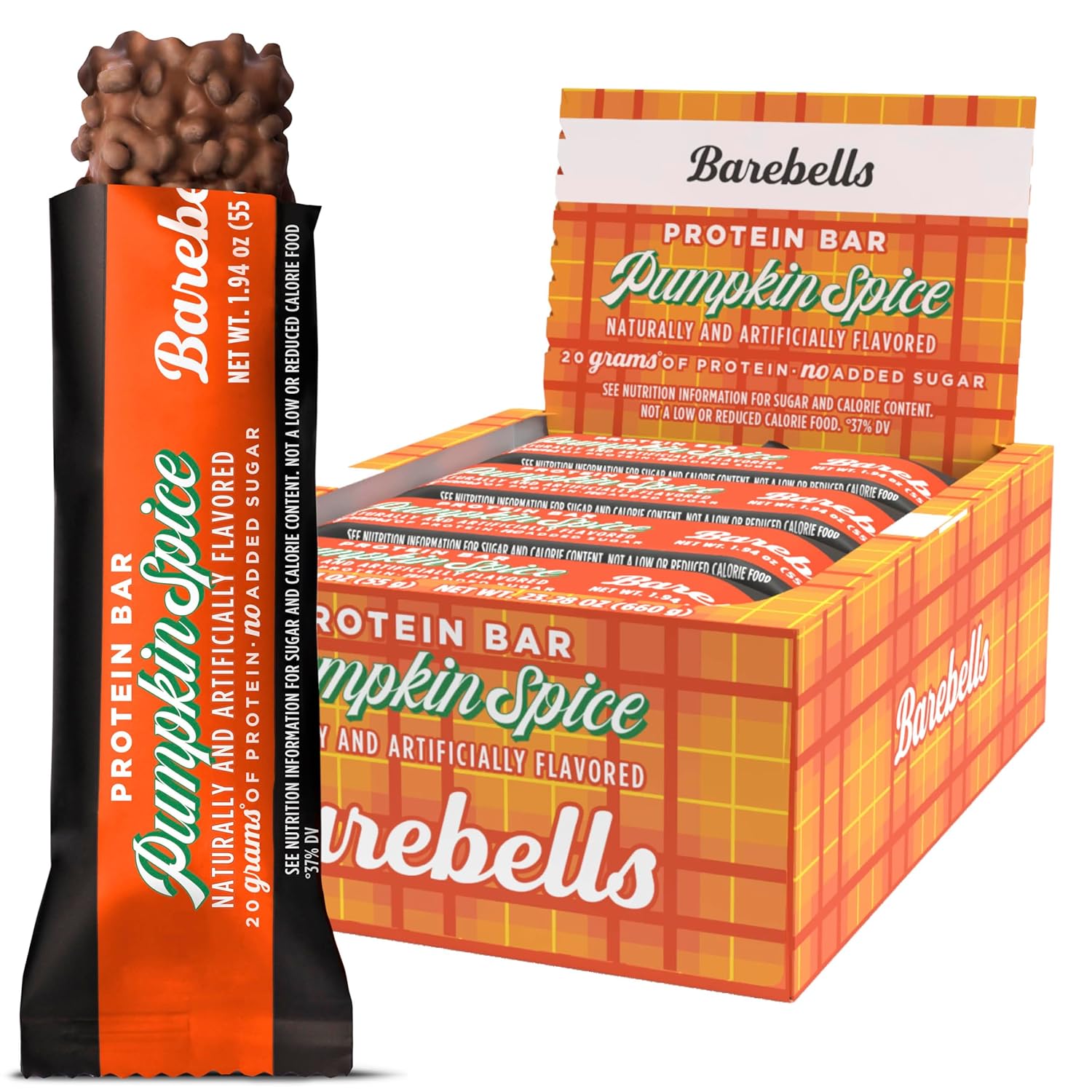 Barebells Bars Pumpkin Spice 55g 12-pack