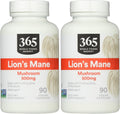 365 by Whole Foods Market, Lion's Mane, 90 Count (Pack of 2)