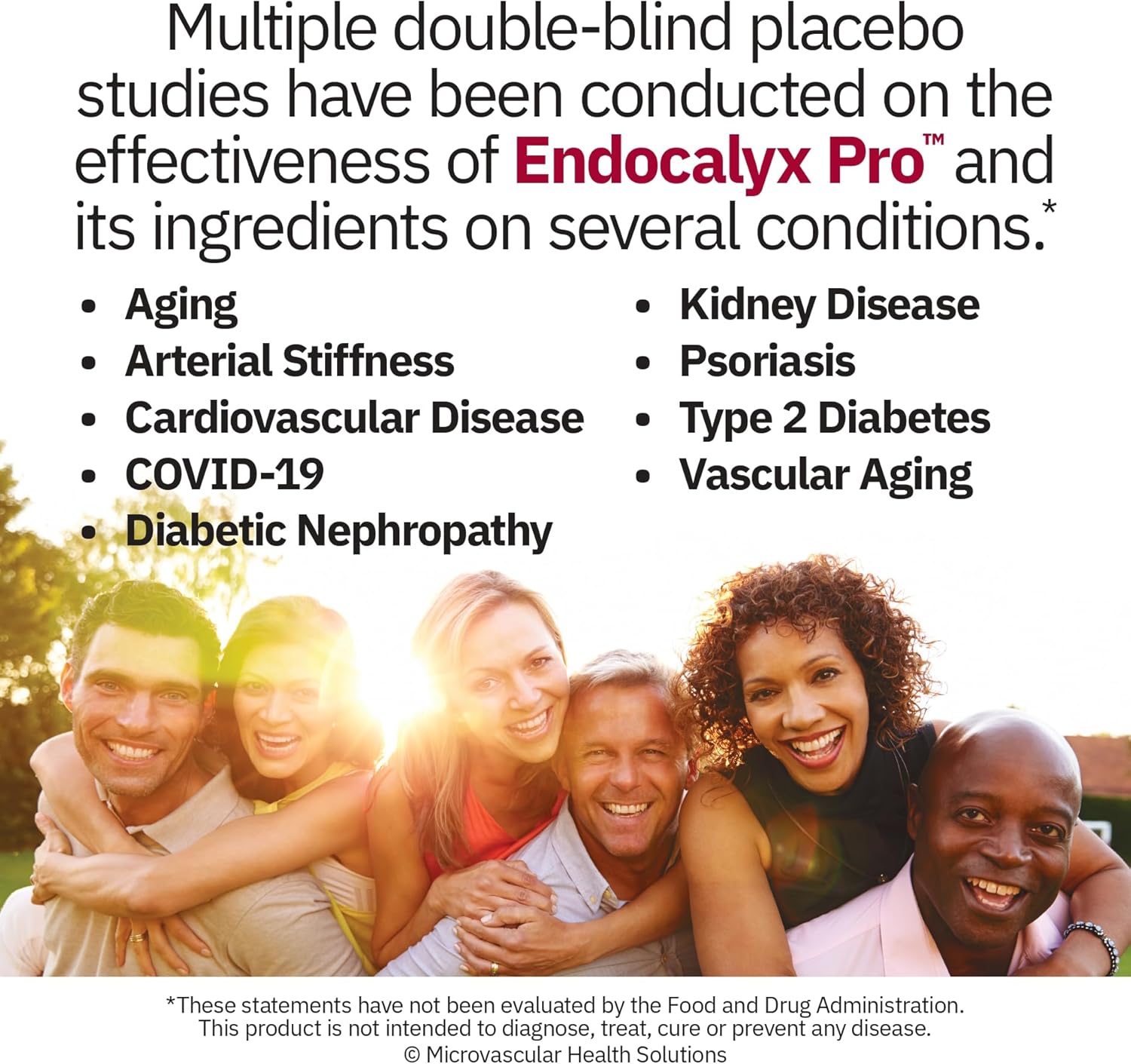 Endocalyx Pro Supplement – Endothelial Glycocalyx Support 120 Capsules - Vascular & Microcirculation Health – Clinically-Studied – Patented – Supports Nitric Oxide Functions