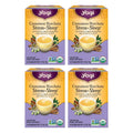 Yogi Tea Cinnamon Horchata Stress & Sleep - 16 Tea Bags per Pack (4 Packs) - Organic Sleep Tea - Supports a Restful Sleep - Includes Ashwagandha, Passionflower & Apple Cider Vinegar