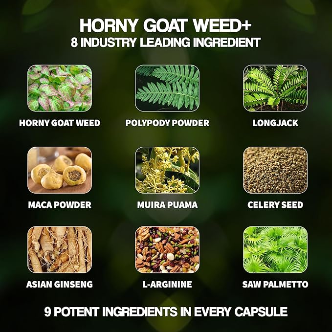 Male Boost Ultra - The Ultimate Male Supplement - Fast Acting Blood Flow Support - Gain Muscle, Strength, Stamina - Overall Test Level Support - HornyGoatWeed + 8 More - 60 Capsules