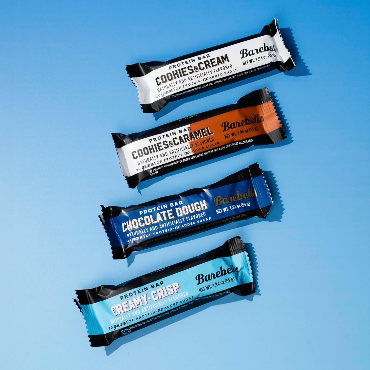 Barebells Protein Bars People's Choice Variety Pack – 12 Bars, Nutritious Snacks with 20g of High Protein - Chocolate Treat with 1g of Total Sugars - Perfect on The Go Breakfast Bars