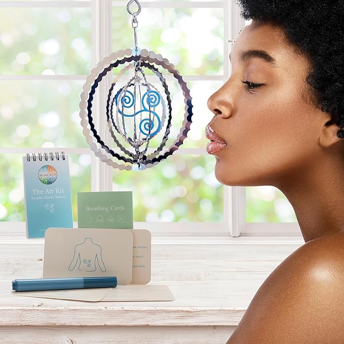 The Air Kit - Breathe Away Negative Thoughts for Stress Relief and Healing - Give The Gift of Peace of Mind - Self Care Kit by Two Sage Sisters