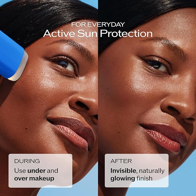 Shiseido Ultimate Sun Protector Clear Stick SPF 60+ - Invisible, Portable Sunscreen for Face & Body - Visibly Improves Fine Lines, Smoothness & Skin Tone - Non-Comedogenic, All Skin Types - 20 g