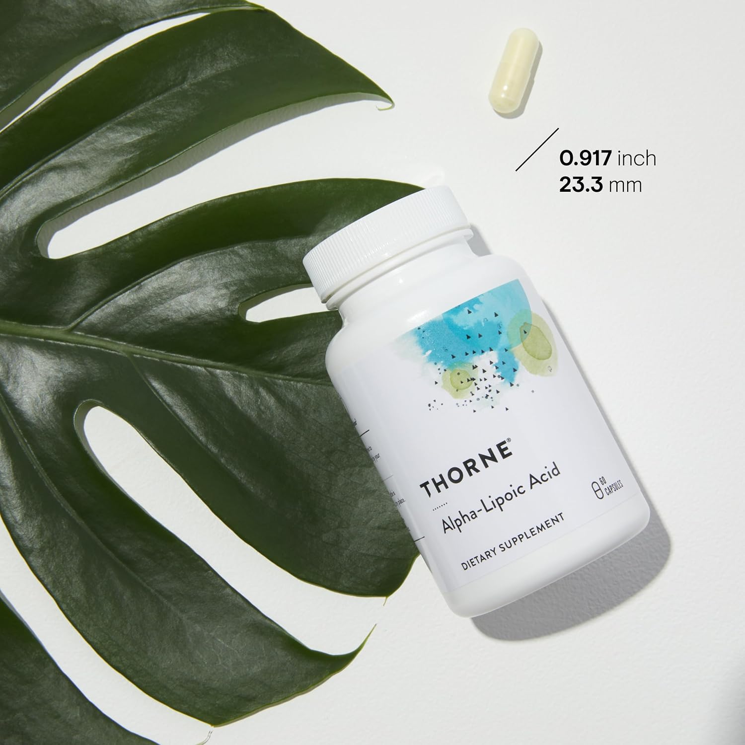 THORNE - Alpha-Lipoic Acid - 300 mg - Supplement Liver Detox, Antioxidant Support, Nerve Health and Mental Sharpness* - 60 Capsules
