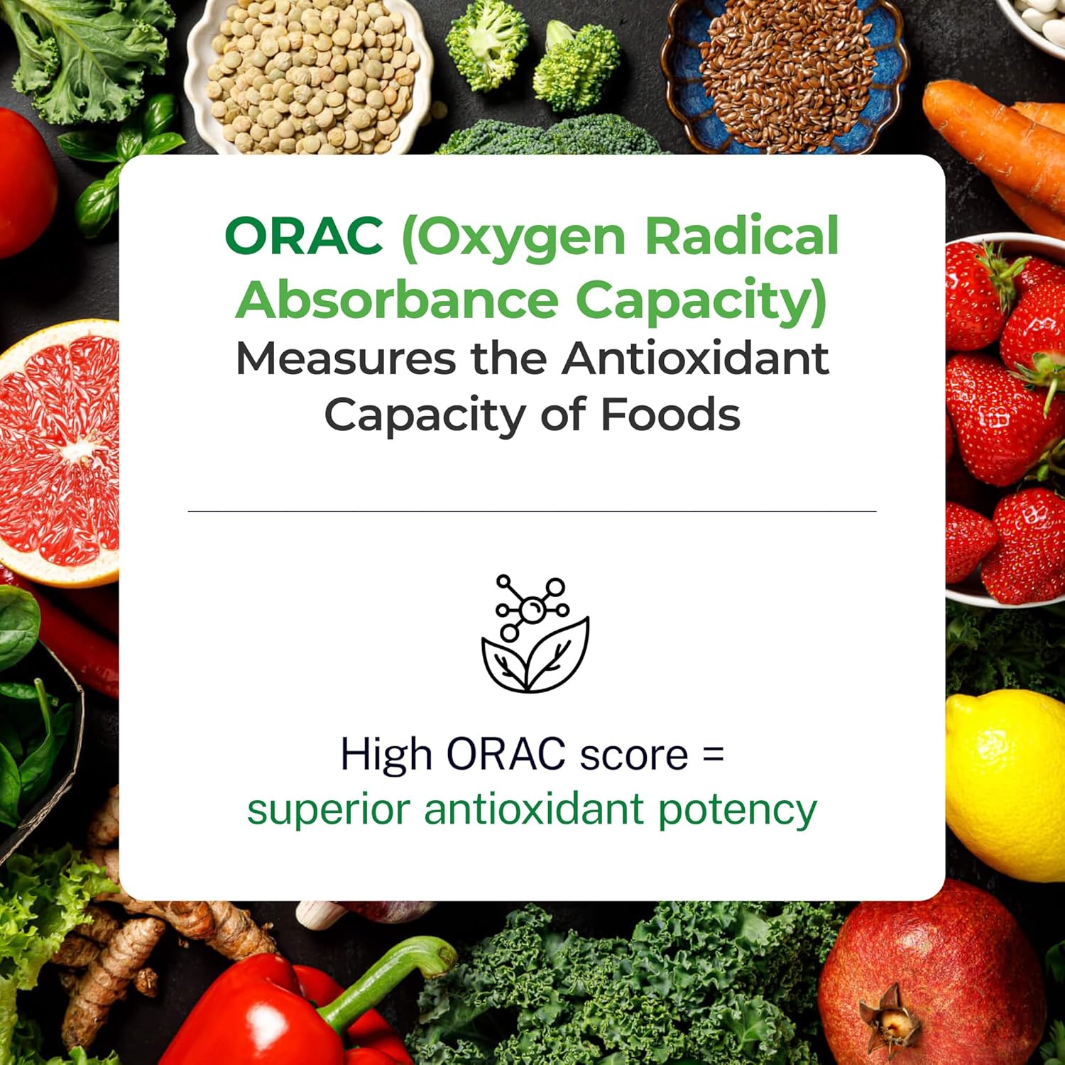 Paradise Herbs, ORAC Energy Greens Powder, Antioxidant Power of 24 Servings of Fruits & Vegetables in 1 Scoop, 15 Servings