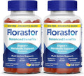 Florastor Prebiotic and Probiotic Gummies, Digestive and Metabolic Support Probiotic Blend for Multi-Action Digestive Health Care, with Vitamin B12, 112 Gummies