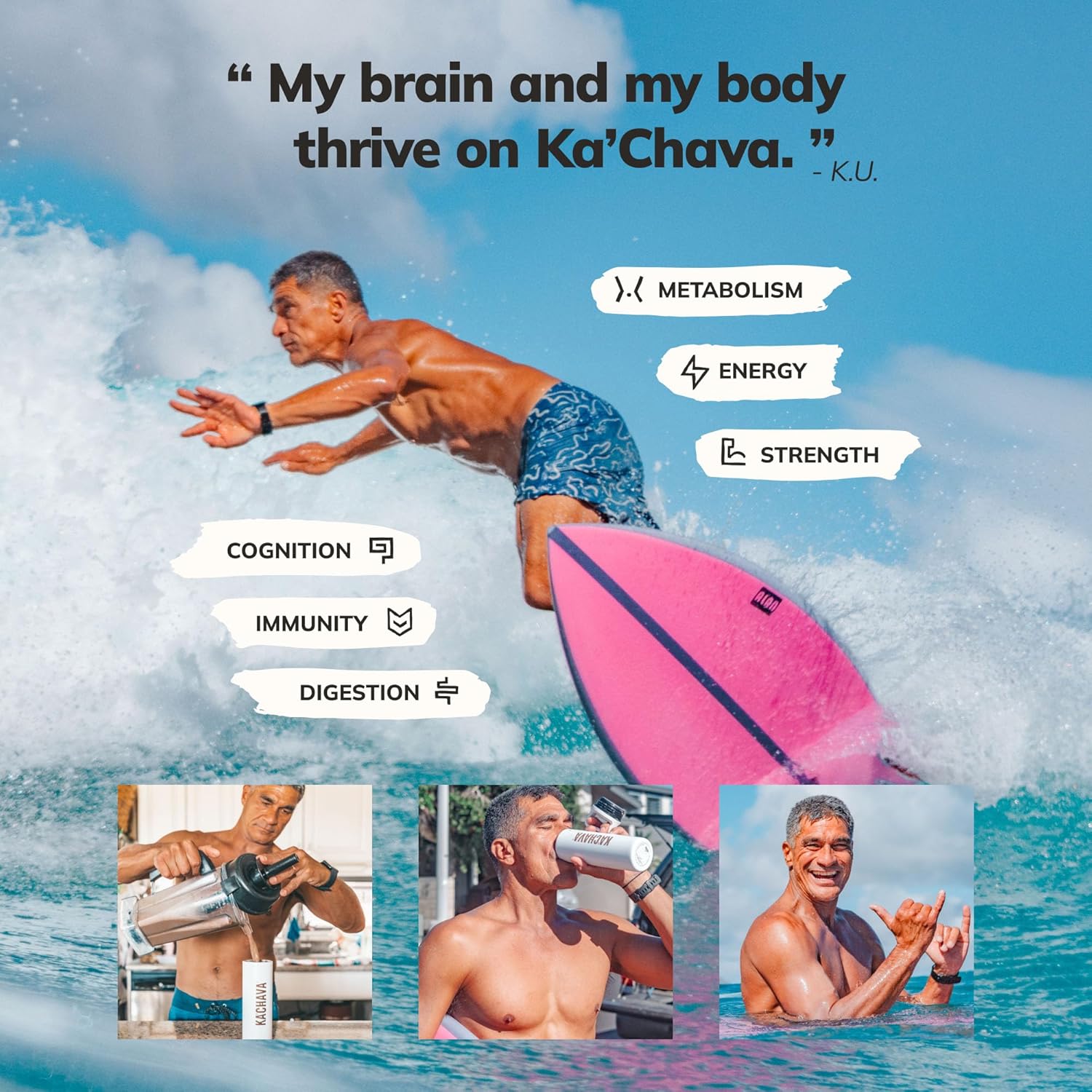 Ka’Chava Whole Body Meal Shake Chocolate – Vegan Protein Powder with 85+ superfoods and ingredients – Plant-Based Meal Replacement with Probiotics & Digestive Enzymes – 5 Sachets Travel Pack (5 Servings)