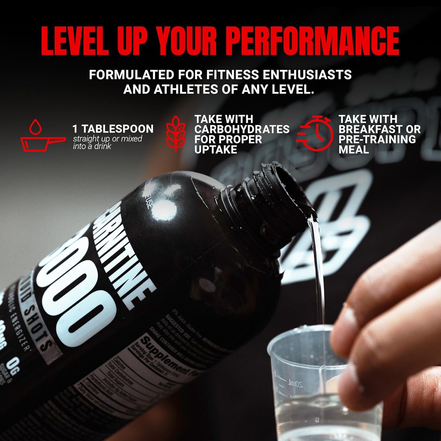 PROSUPPS L-Carnitine Liquid 1500, Stimulant-Free Liquid Shots for Men & Women - Clean Workout Drink for Energy, Performance & Muscle Recovery - No Sugar, No Carbs - 31 Servings, Sweet N-Tart