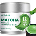 Venture Pal Ceremonial Grade Matcha Powder, Premium First Harvest Green Tea Powder – 100% Pure Matcha Tea, Vegan, Gluten-Free, Sugar-Free with No Additives (30g/1.06oz)