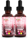 VBiotic Vaginal Probiotic for Women Liquid Drops | Womens Probiotics | Cranberry Uva Ursi Horsetail D-Mannose Prebiotics Marigold & Black Cohosh Vaginal Health Supplement | pH Balance | By Clean Nutra