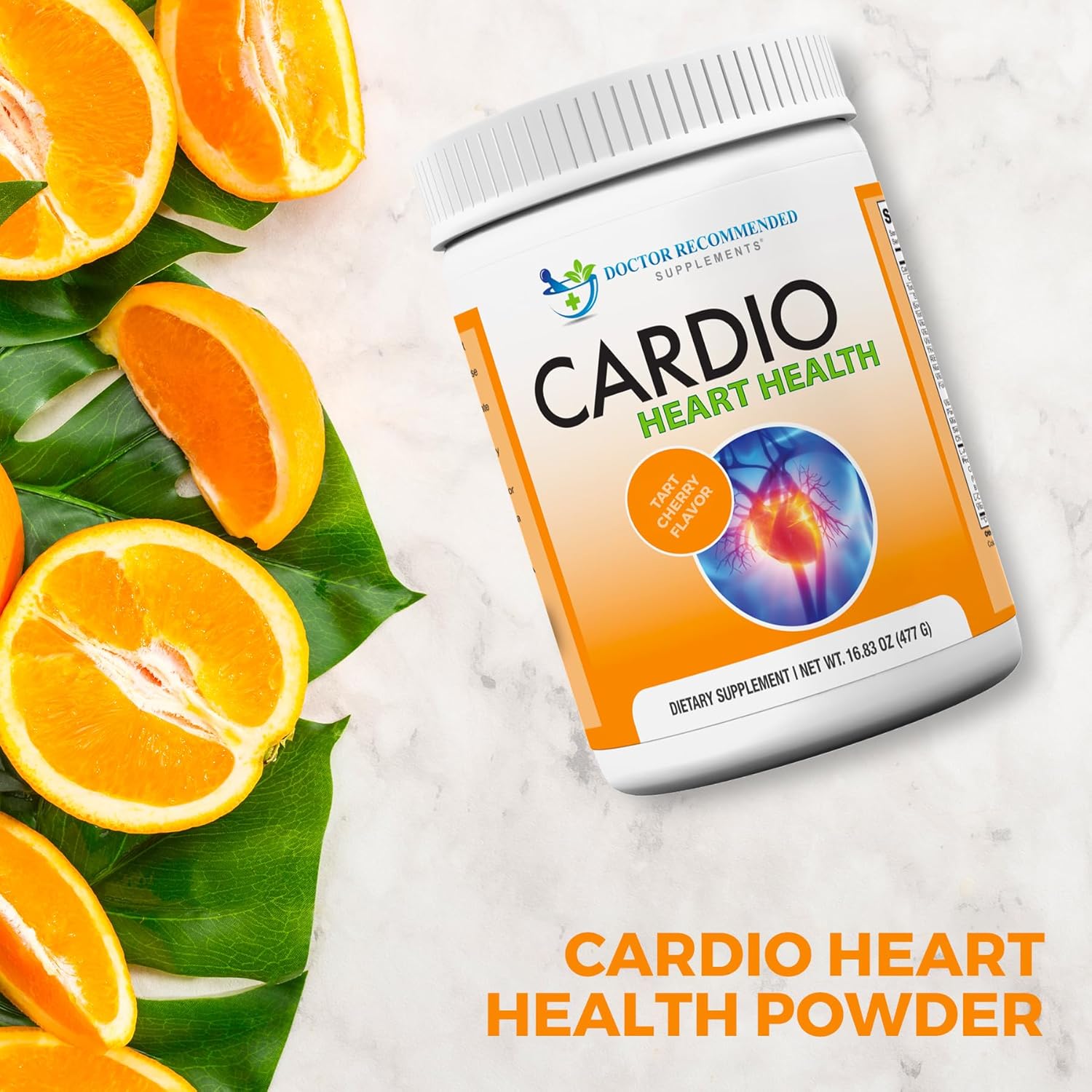 DOCTOR RECOMMENDED SUPPLEMENTS Cardio Heart Health Powder – L-Arginine Supplement 5000mg & L-Citrulline 1000mg, (Pack of 3-16.82 oz / 50.46 oz)