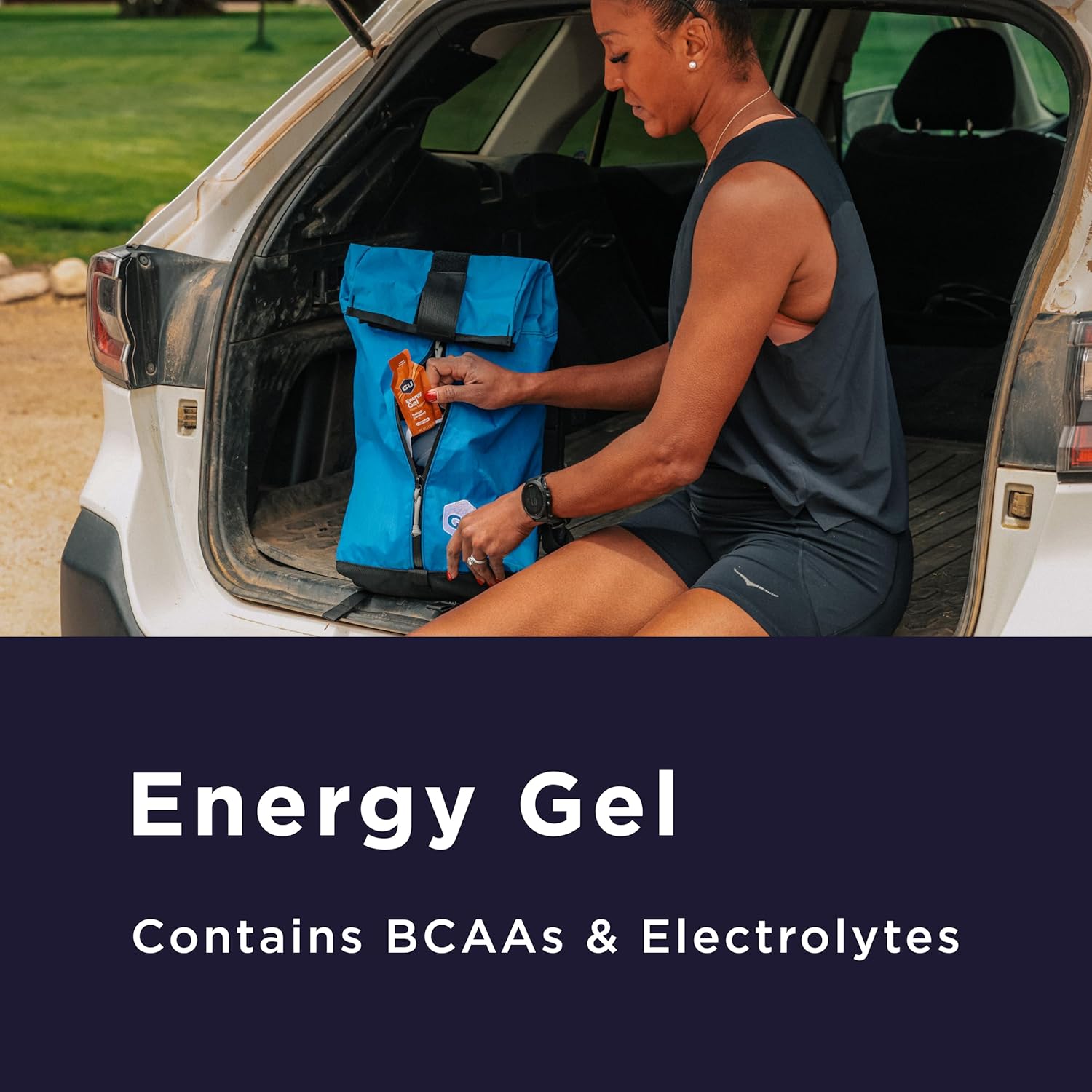 GU Energy Original Sports Nutrition Energy Gel, Tri-Berry, 24 Count Box