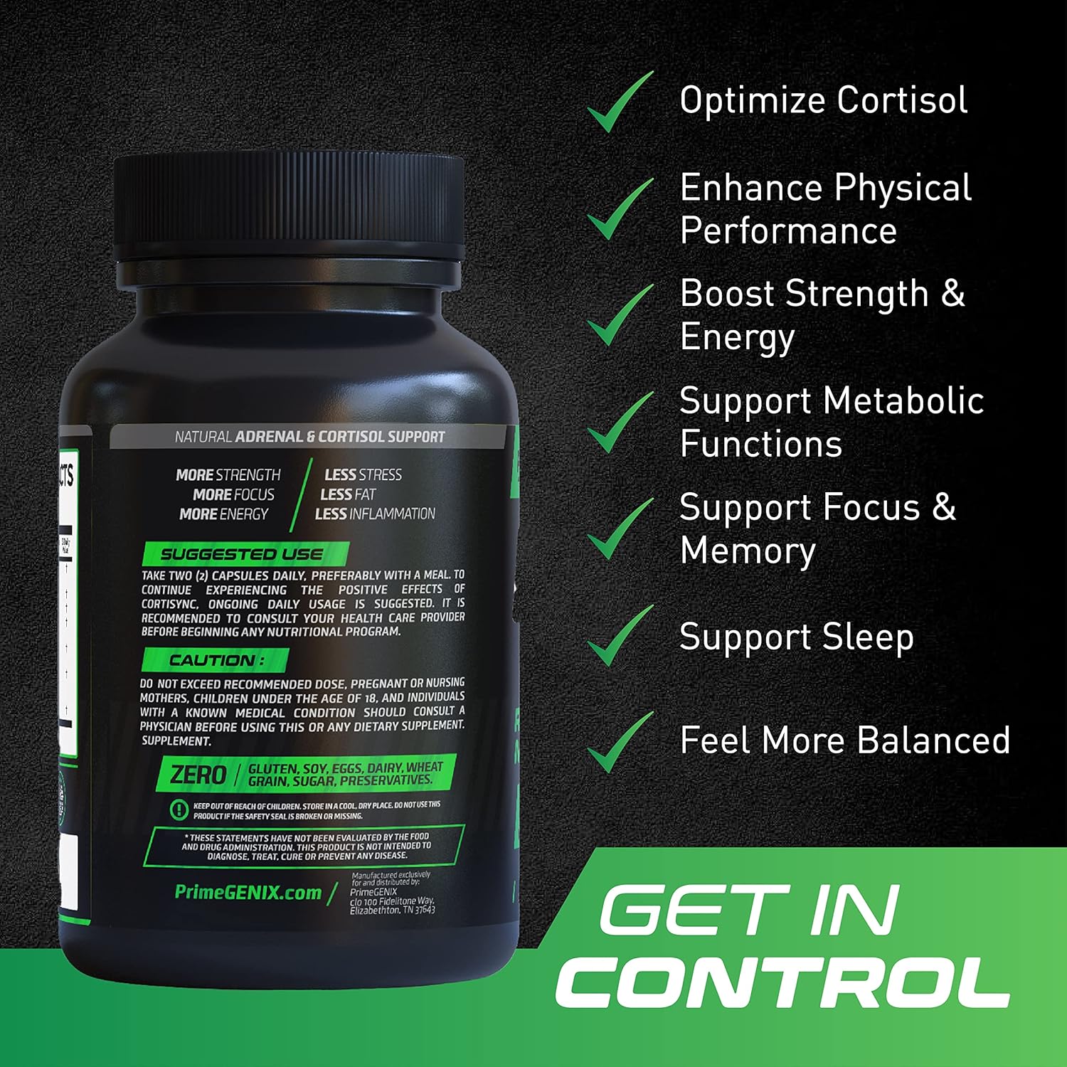 CortiSync | Reduce Cortisol | Increase Energy | Improve Focus | Organic