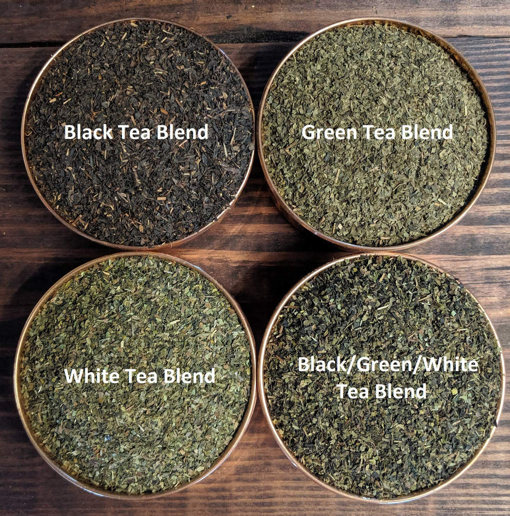 Kombucha.com Certified Organic Loose Leaf Rooibos & Tea - Kombucha Brewing Blends (Rooibos/Black/Green/White Tea Blend, 1 Pound + 100 XL FILTER BAGS) - 30% Rooibos 70% Tea