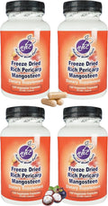Mangosteen Pericarp Capsules, Freeze Dried, Whole Food, High ORAC, 56+ Potent Mangosteen Xanthones (120 Veggie Capsules) (4)
