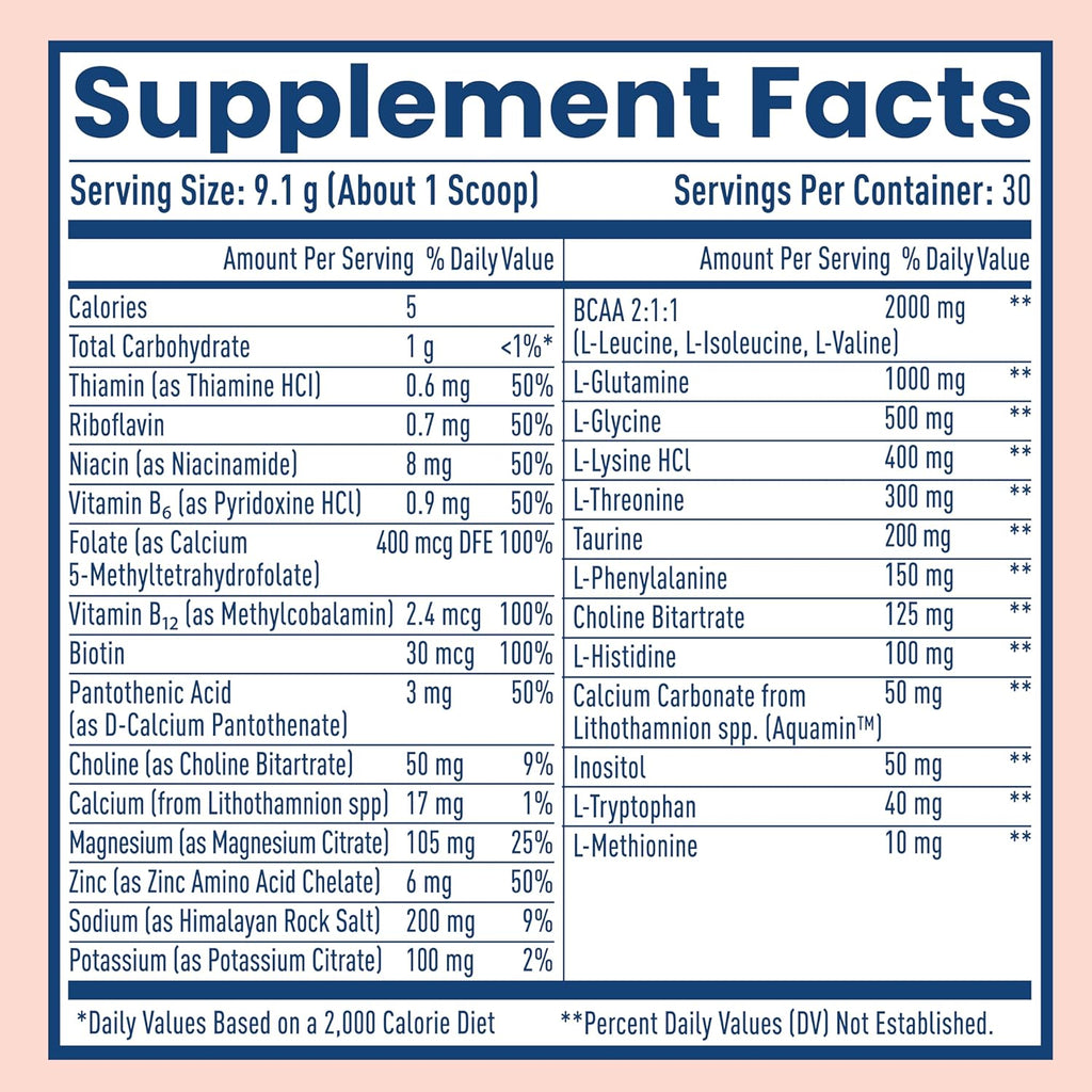 NativePath Native Hydrate, Zero Sugar, Electrolytes Powder with BCAAs, Peach Mango Hydration, Keto & Paleo Friendly, 30 Servings