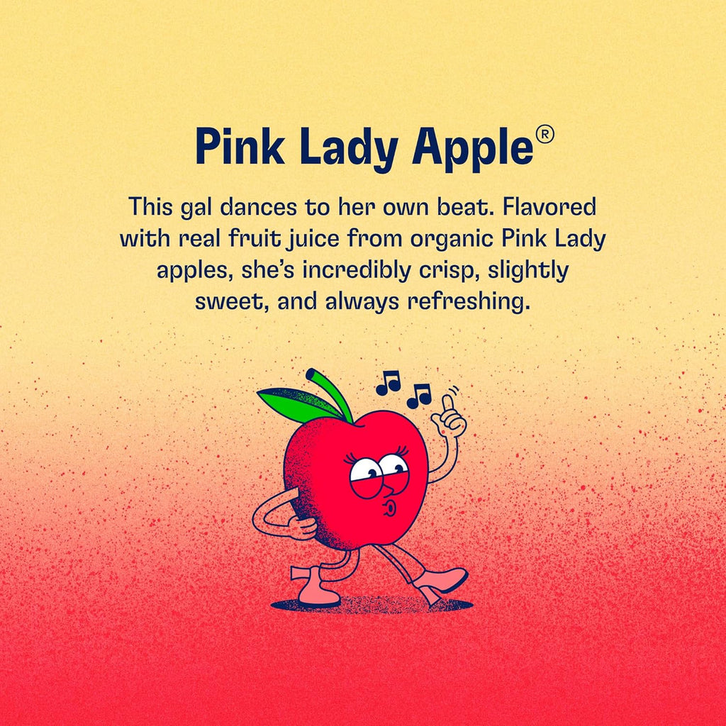 Health-Ade Pink Lady Apple® Kombucha, Organic Drink, 12-Pack (11.5 Fl Oz Cans) - Fermented Tea with Probiotics, Non-GMO, Vegan, Gluten-Free